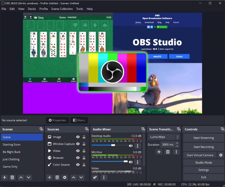 OBS Screen Recording