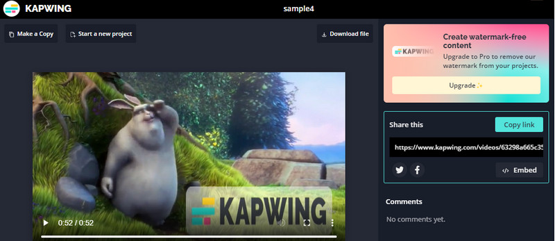 Looper wideo Kapwing