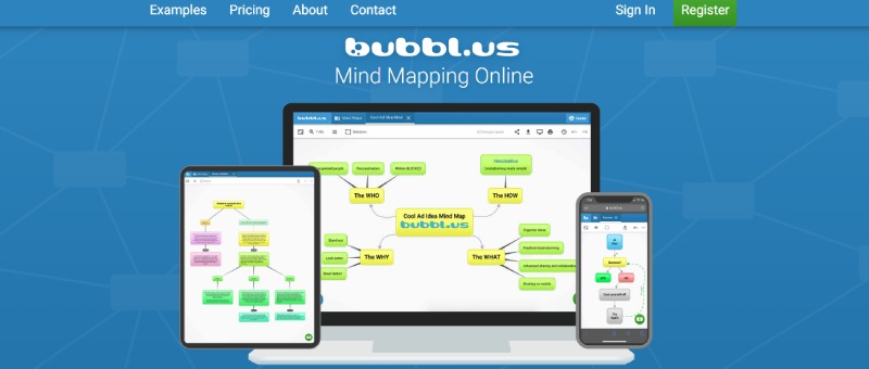 Bubbl.us Creatore di mappe a bolle