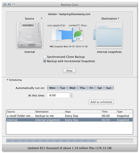 Guru del backup per Mac