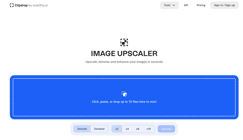 Wat is Clipdrop Image Upscaler