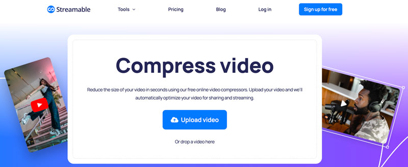 Kompresor wideo do przesyłania strumieniowego online