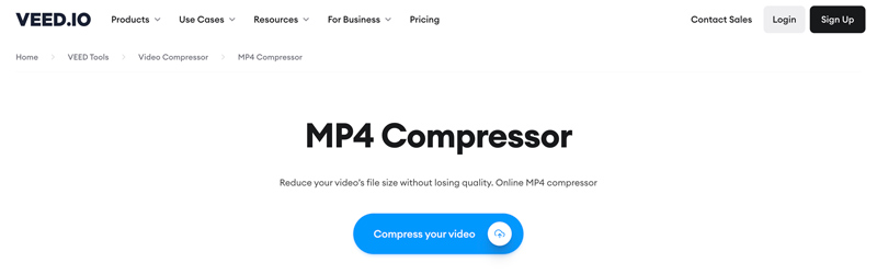 Compressore VEED MP4 in linea