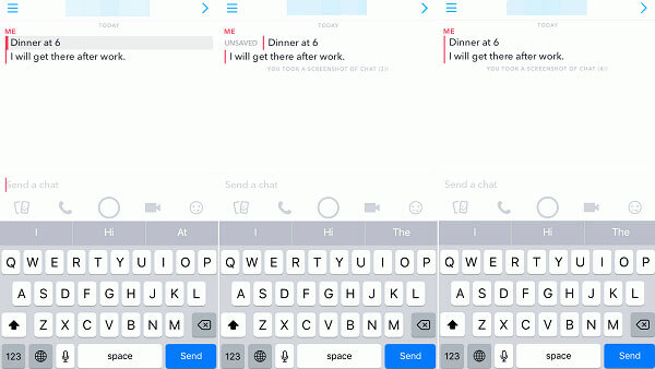 Verwijder opgeslagen berichten op Snapchat