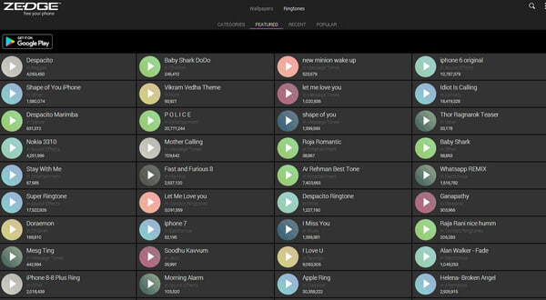 Download Ringtones - Zedge