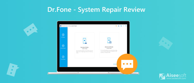 Dr.Fone systeemreparatie recensie