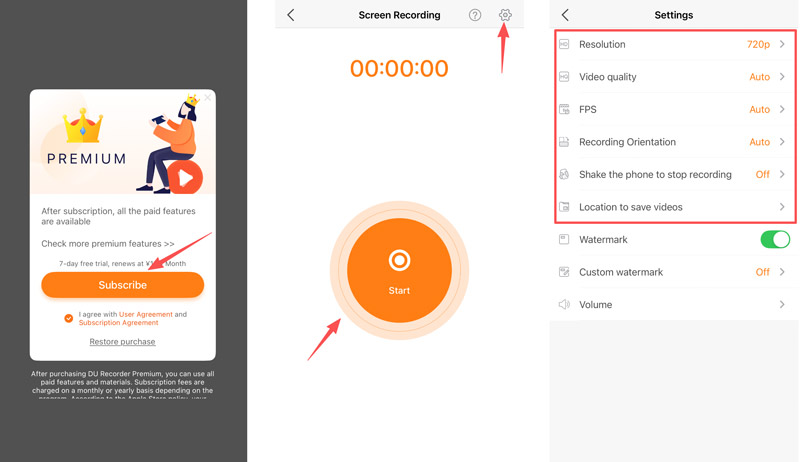 Use Du Screen Recorder App On Iphone