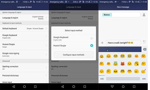 Włącz emotikony na telefonie z Androidem