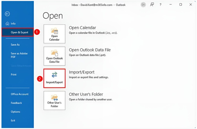Choose Import And Export