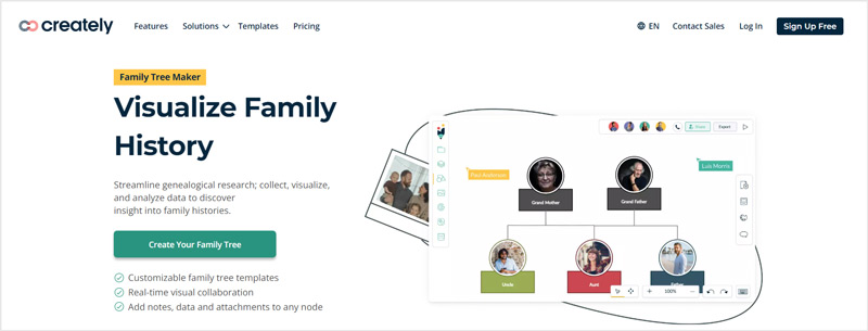 Creately Family Tree Yapıcı