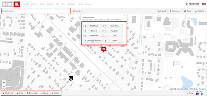 Hurtigste rute Hjem Routexl