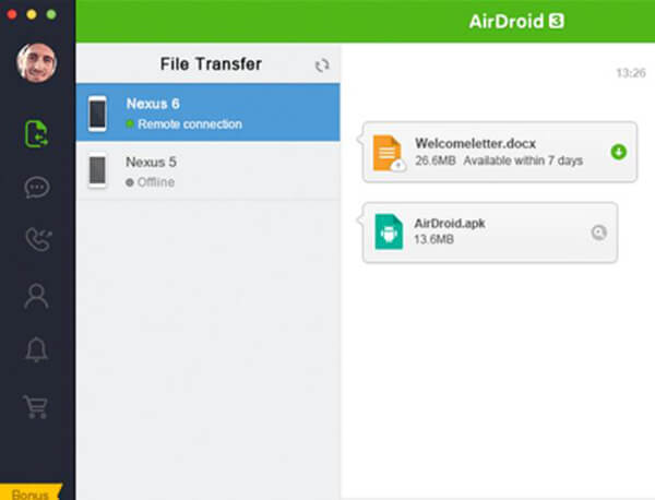 AirDroid Desktop voor Mac