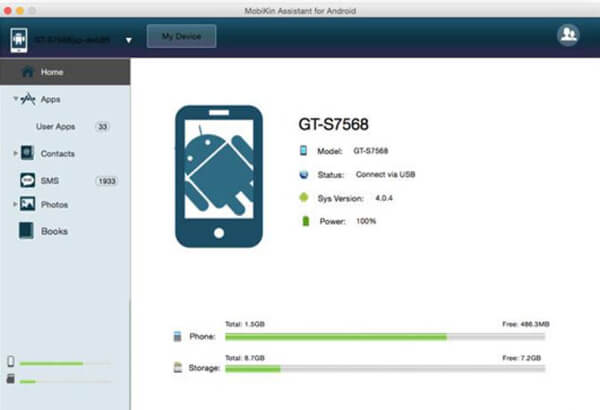 Mobikin Android Device Manager per Mac