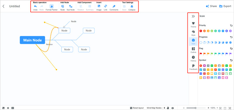 Maak online een visgraatdiagram MindOnMap