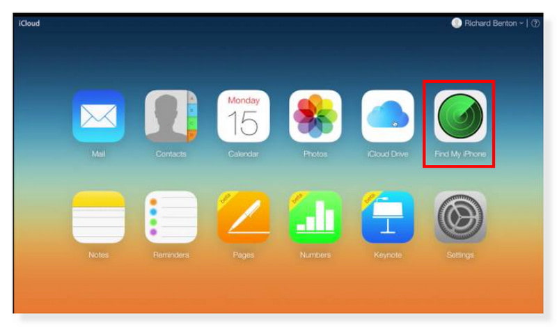iCloud Etsi iPadini kaikki laitteet