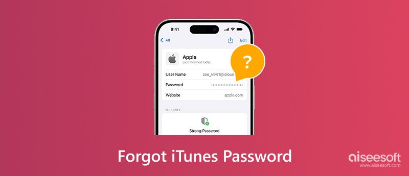 Forgot Itunes Password