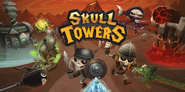Skull towers castle defense