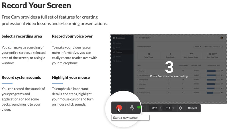 What Cam Recording Features