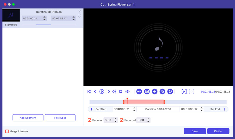 Cut AIFF Audio File Mac Aiseesoft
