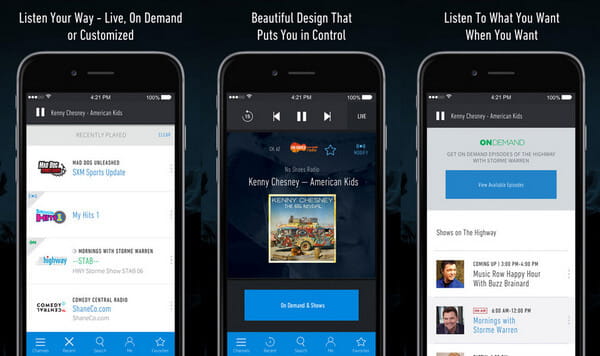 App Radio SiriusXM