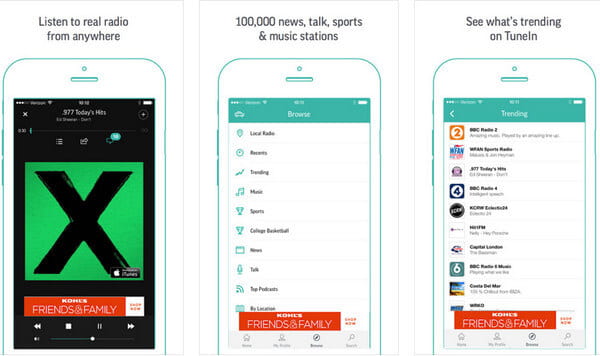 TuneIn廣播應用