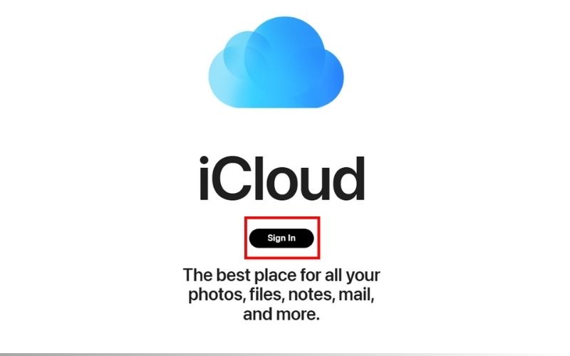 Click Sign In