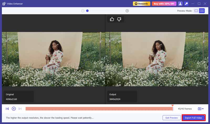 Preview And Save in Aiseesoft Video Converter Ultimat