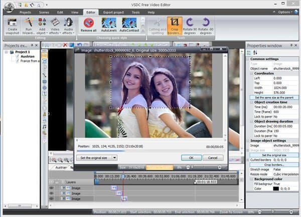 VSDC Gratis video-editor