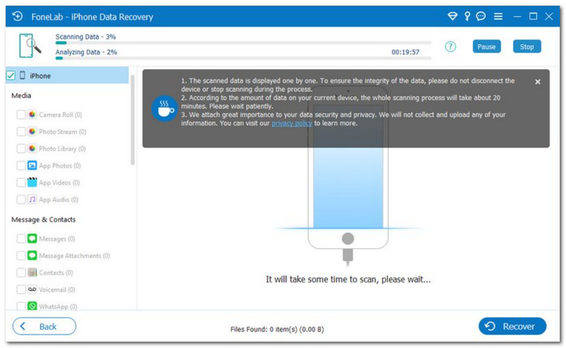 Select Files To Recover