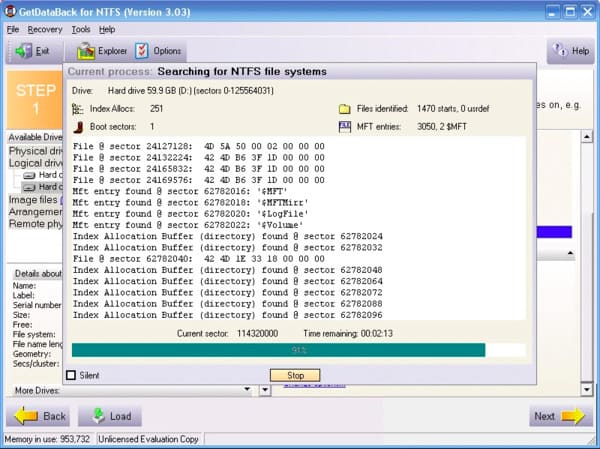 get databack