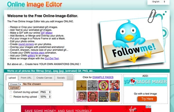 OnlineImageEditor.com 網站