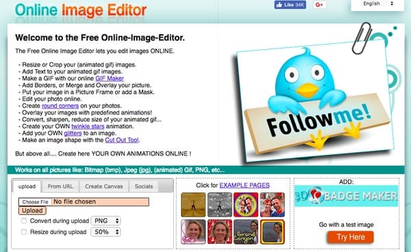 Add glitters to images  Free Online Image Editor