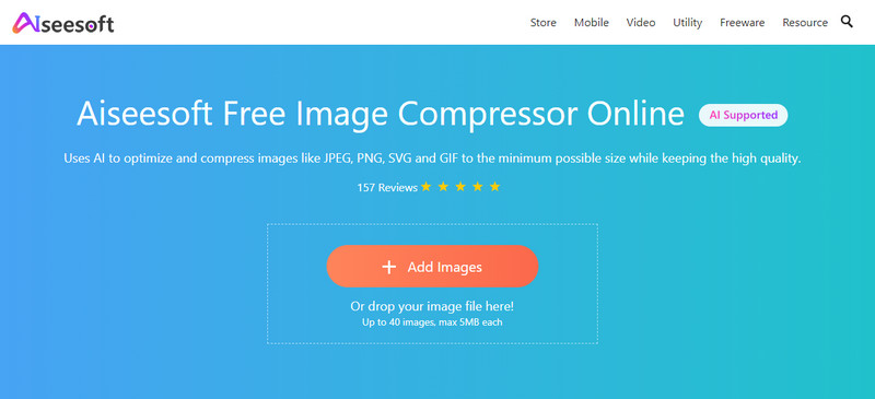 Aiseesoft Image Compressor Online