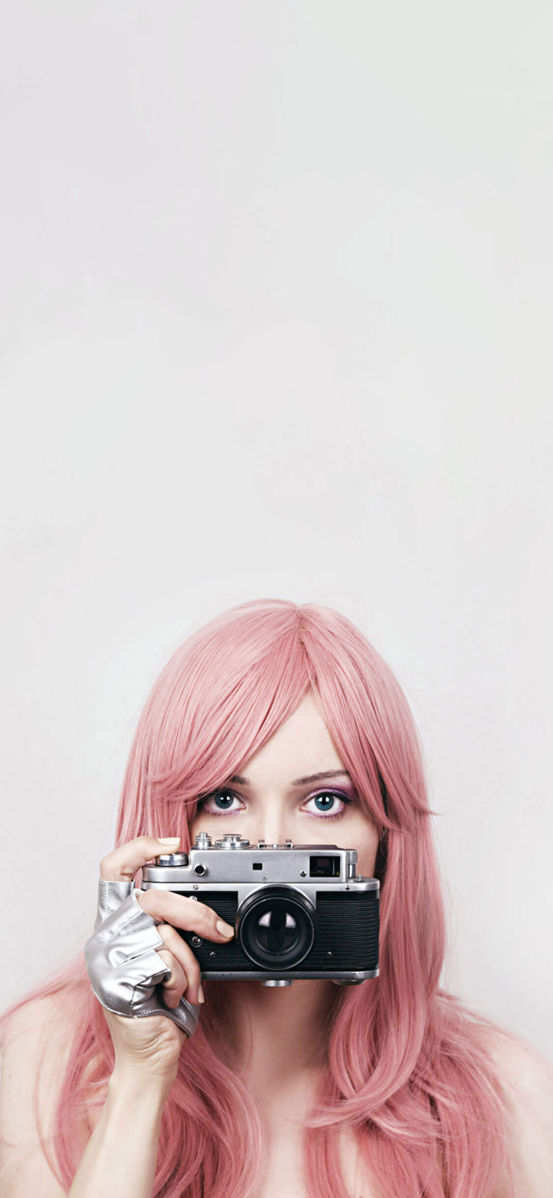 Cool-girl-beholdning-et-kamera