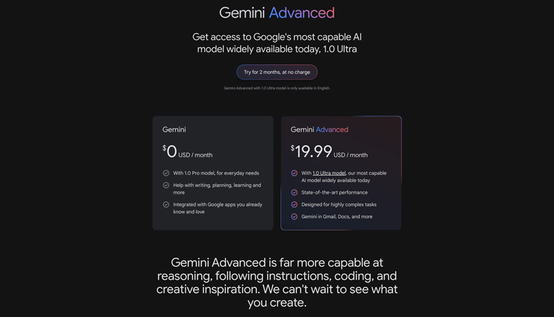 Google Gemini Advanced