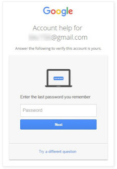 Enter Last Password