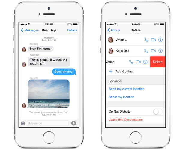 Laat Group Messaging op de iPhone staan