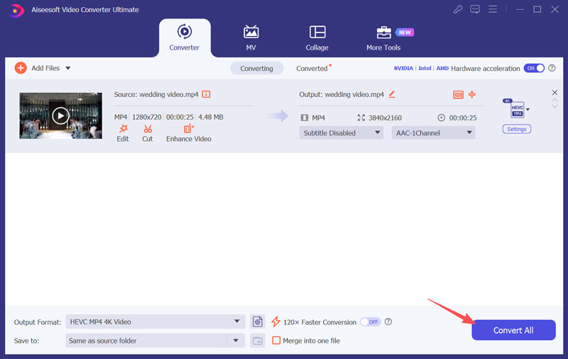 Convert H.264 to H265