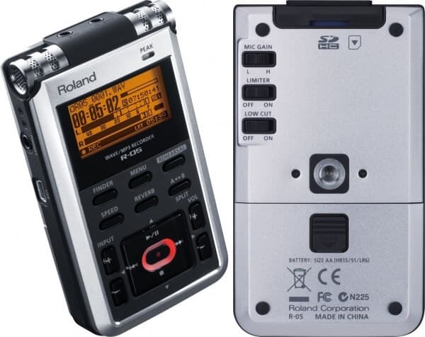 Roland R 05 Portable Pocket Recorder