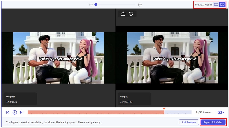 Preview And Export All