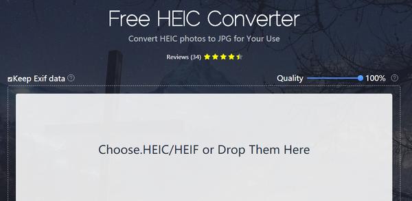 Skvělý bezplatný převodník HEIC