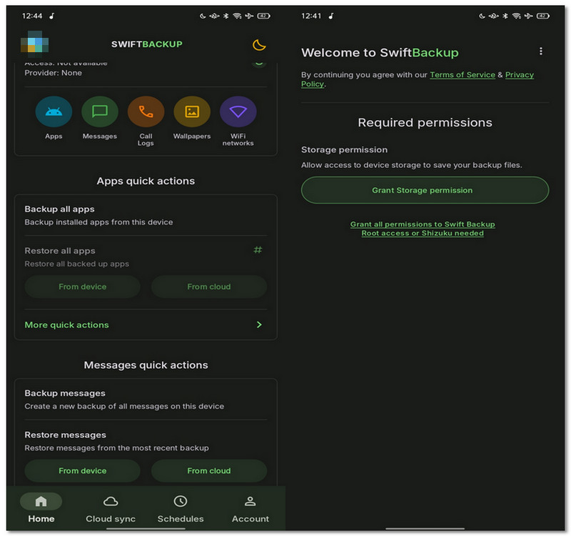 Backup In Swift