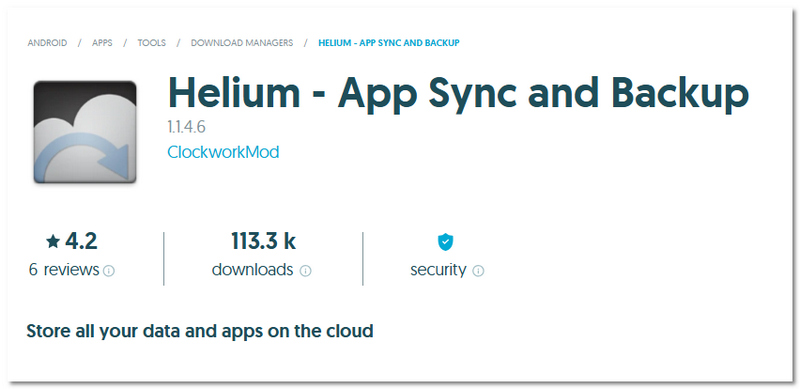 Helium Backup App