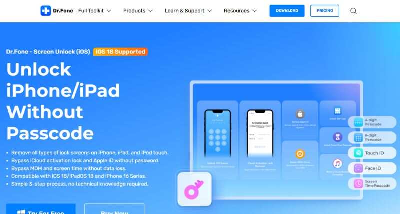 Dr Fone Screen Unlock Ios