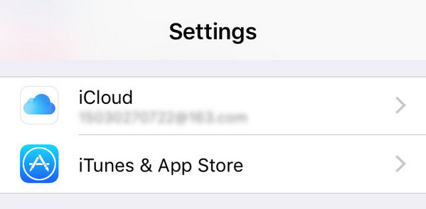 Kontroller iCloud Email Apple ID