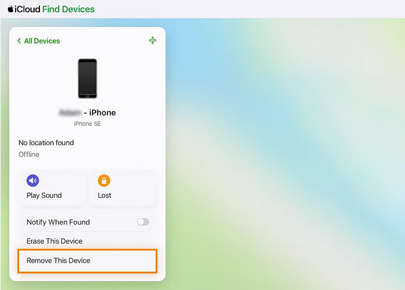 Remove iCloud Activation Lock on Web iPhone