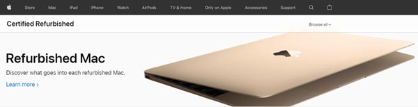 Apple-certificeret Refurbished Mac