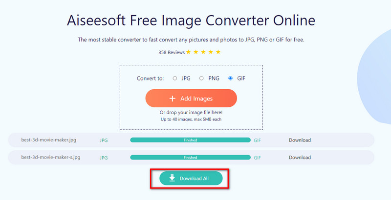 PNG to GIF maker, Convert PNG to GIF online