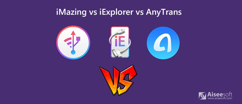 iMazing против iExplorer против AnyTrans