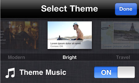 Choose Theme